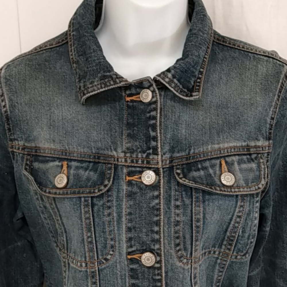 Vintage Old Navy Denim Jean Jacket sz M - Picture 3 of 8
